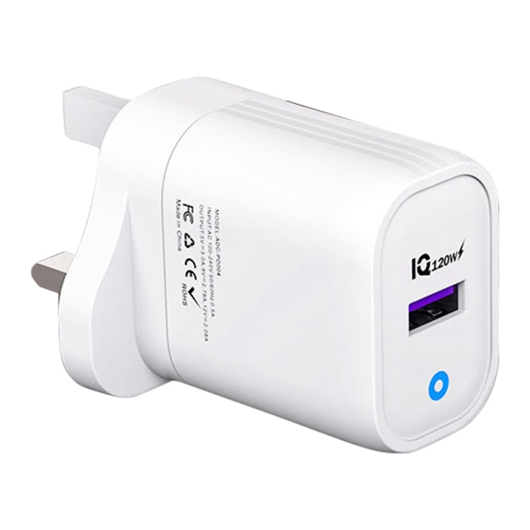 120W USB 고속 충전기, 미국 플러그, EU 플러그, 영국 플러그
