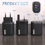120W USB 고속 충전기, 미국 플러그, EU 플러그, 영국 플러그