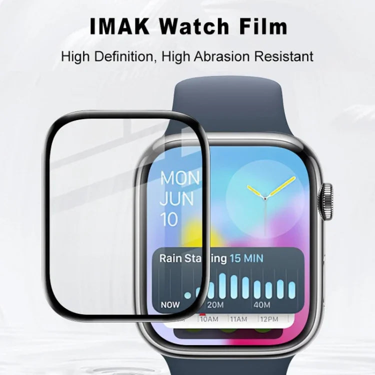 IMAK 플렉시글라스 HD 시계 보호 필름, 애플 워치 시리즈 10 / 11 46mm용, 애플 워치 시리즈 10 / 11 42mm용, 애플 워치 울트라 2 / 3 49mm용