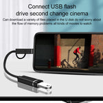 3-in-1 USB 암 to 마이크로 USB, 타입-C, 8핀 수 OTG 어댑터