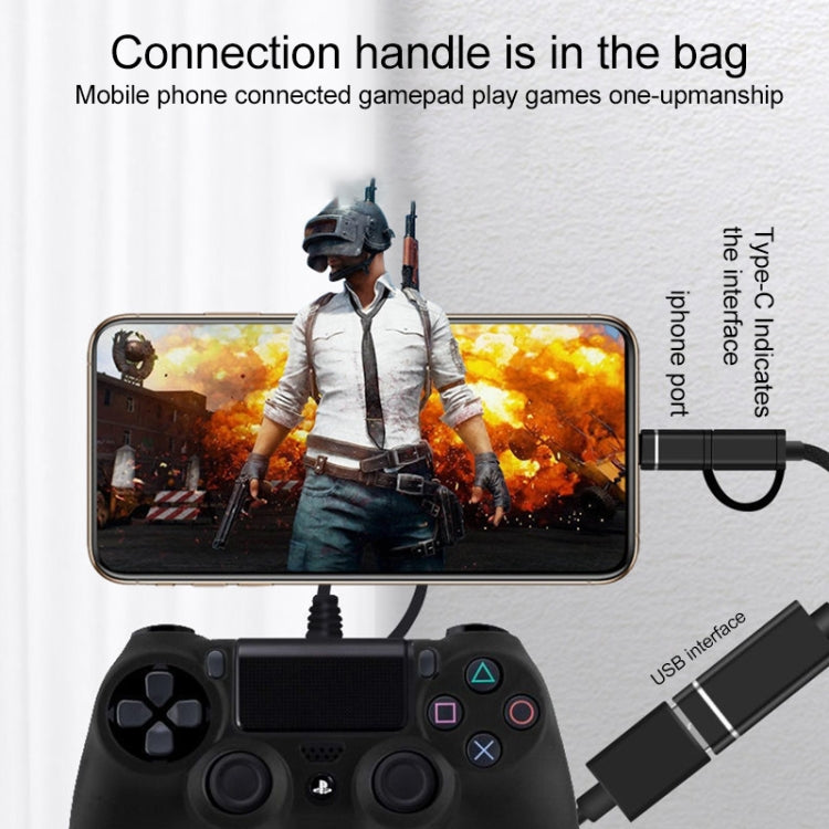 3-in-1 USB 암 to 마이크로 USB, 타입-C, 8핀 수 OTG 어댑터
