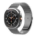 One Bead Flat Buckle Pure Titanium Watch Band, For Samsung Galaxy Watch Ultra / Ultra 2025, For Samsung Galaxy Watch8 / Watch8 Classic