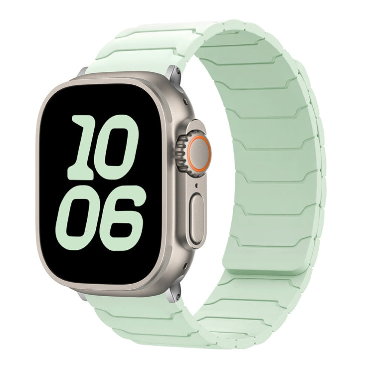 자석 실리콘 시계 밴드, 애플 워치 46mm / 49mm / 45mm / 44mm용, 애플 워치 42mm / 41mm / 40mm / 38mm용