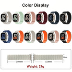 자석 실리콘 시계 밴드, 애플 워치 46mm / 49mm / 45mm / 44mm용, 애플 워치 42mm / 41mm / 40mm / 38mm용