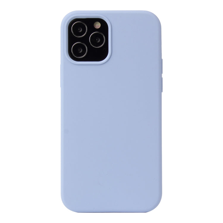 Solid Color Liquid Silicone Shockproof Protective Case, For iPhone 12 mini, For iPhone 12 / 12 Pro, For iPhone 12 Pro Max