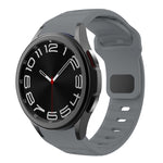 웨이브 텍스처 리버스 버클 실리콘 시계 밴드, Samsung Galaxy Watch 7 / 6 / 5 / 4용