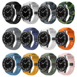 웨이브 텍스처 리버스 버클 실리콘 시계 밴드, Samsung Galaxy Watch 7 / 6 / 5 / 4용