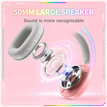 ONIKUMA X33 머리 착용 RGB 라이트 e스포츠 게이밍 헤드셋, 케이블 길이: 2m, X33