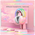 ONIKUMA X33 머리 착용 RGB 라이트 e스포츠 게이밍 헤드셋, 케이블 길이: 2m, X33