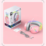 ONIKUMA X33 머리 착용 RGB 라이트 e스포츠 게이밍 헤드셋, 케이블 길이: 2m, X33