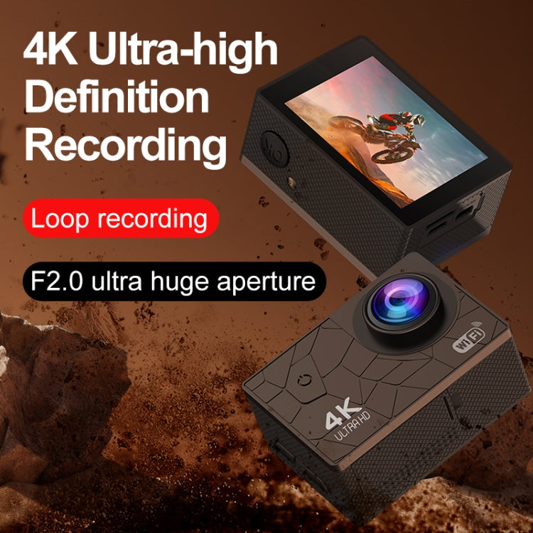 I5-361 2.0인치 IPS HD 화면 광각 4K WiFi 액션 카메라, I5-361 리모컨 포함, I5-361 리모컨 미포함