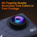 I5-361 2.0인치 IPS HD 화면 광각 4K WiFi 액션 카메라, I5-361 리모컨 포함, I5-361 리모컨 미포함