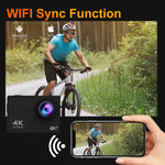 I5-361 2.0인치 IPS HD 화면 광각 4K WiFi 액션 카메라, I5-361 리모컨 포함, I5-361 리모컨 미포함
