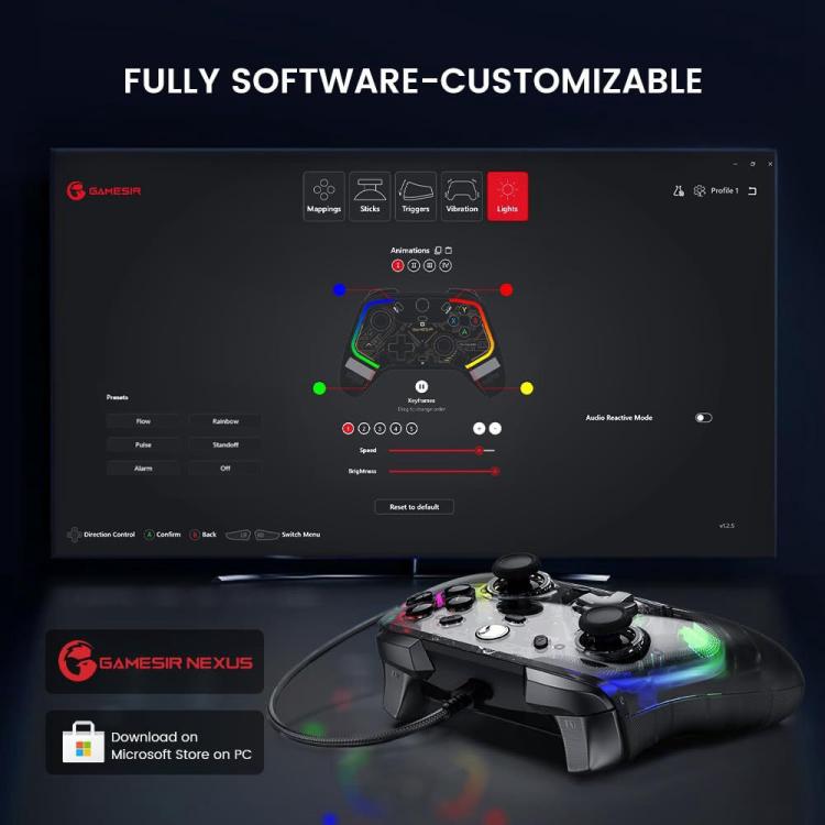 GameSir Xbox용 GameSir Kaleid 유선 게임 컨트롤러