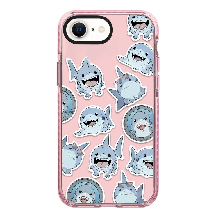Simple Illustration Pattern Full Coverage Phone Case, For iPhone 7 / 8 / SE 2020 2022
