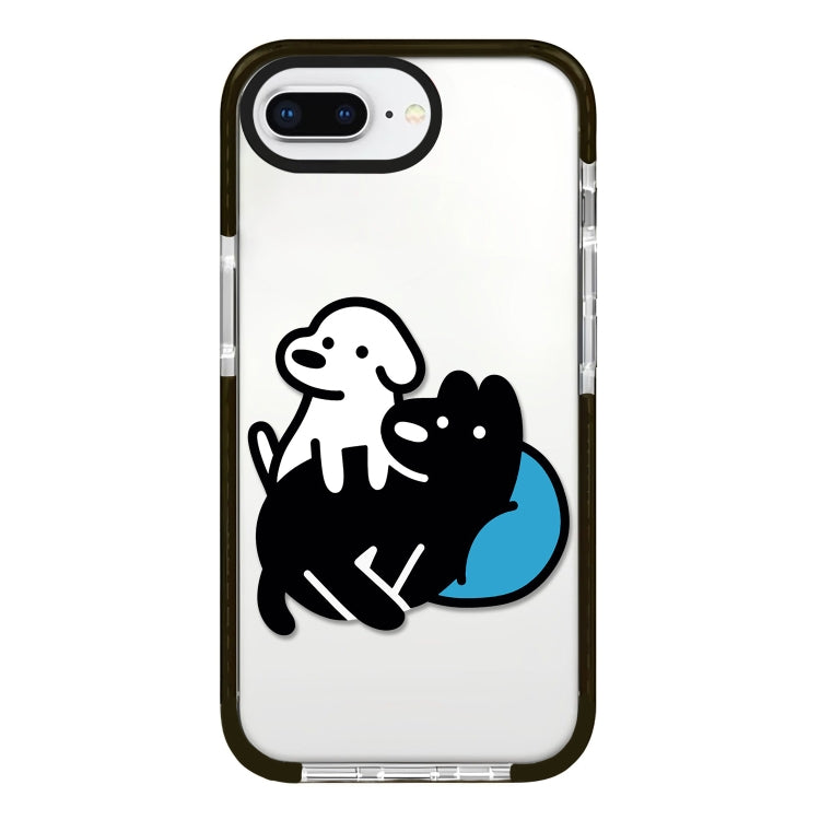 Simple Illustration Pattern Full Coverage Phone Case, For iPhone 7 Plus / 8 Plus