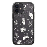 Simple Illustration Pattern Full Coverage Phone Case, For iPhone 12 mini