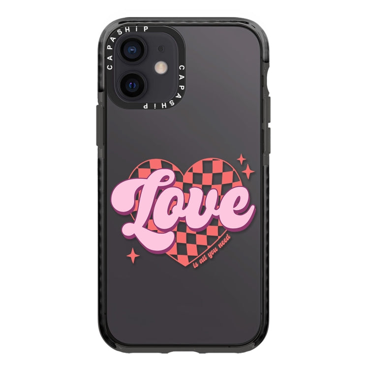 Simple Illustration Pattern Full Coverage Phone Case, For iPhone 12 mini