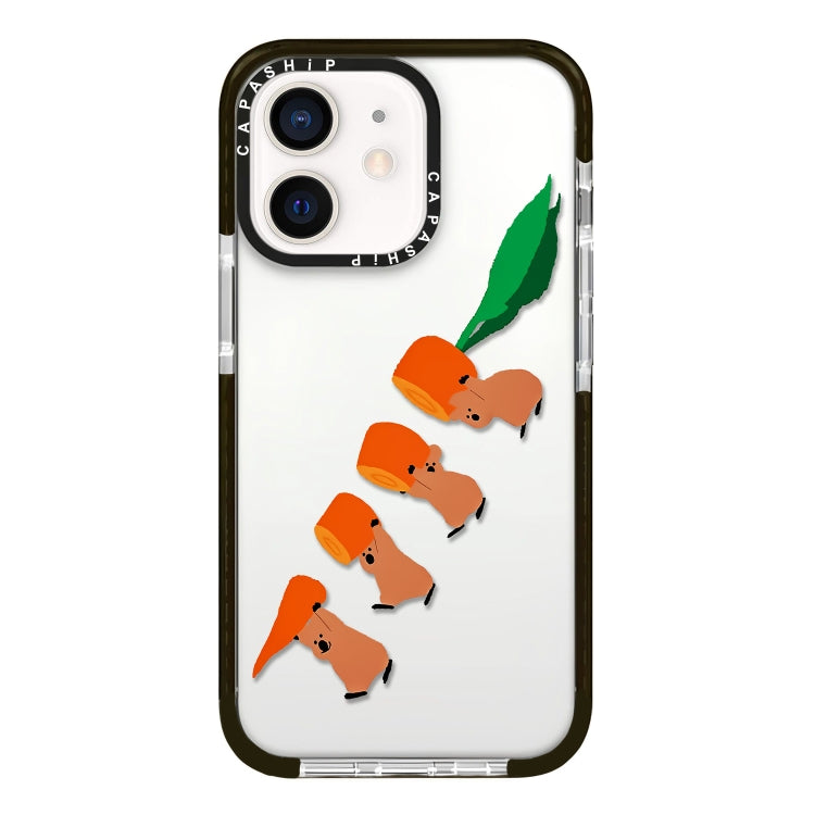 Simple Illustration Pattern Full Coverage Phone Case, For iPhone 12 mini