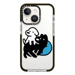 Simple Illustration Pattern Full Coverage Phone Case, For iPhone 14