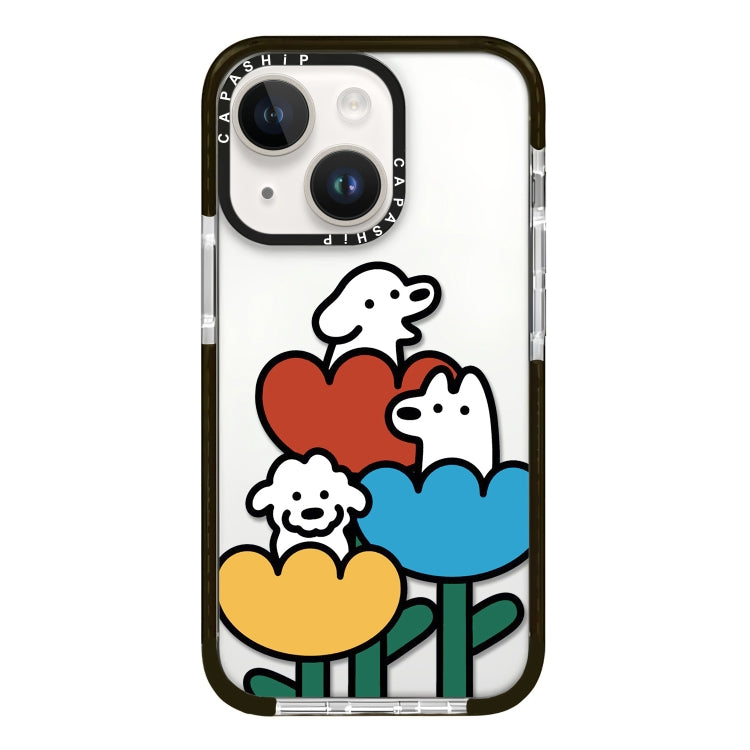 Simple Illustration Pattern Full Coverage Phone Case, For iPhone 14