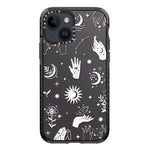 Simple Illustration Pattern Full Coverage Phone Case, For iPhone 15