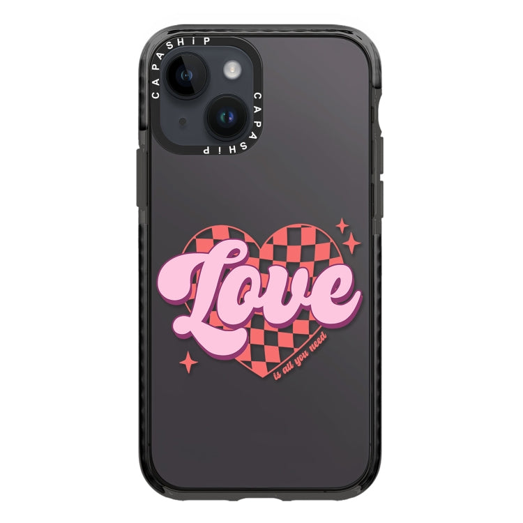 Simple Illustration Pattern Full Coverage Phone Case, For iPhone 15 Plus