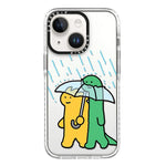 Simple Illustration Pattern Full Coverage Phone Case, For iPhone 15 Plus