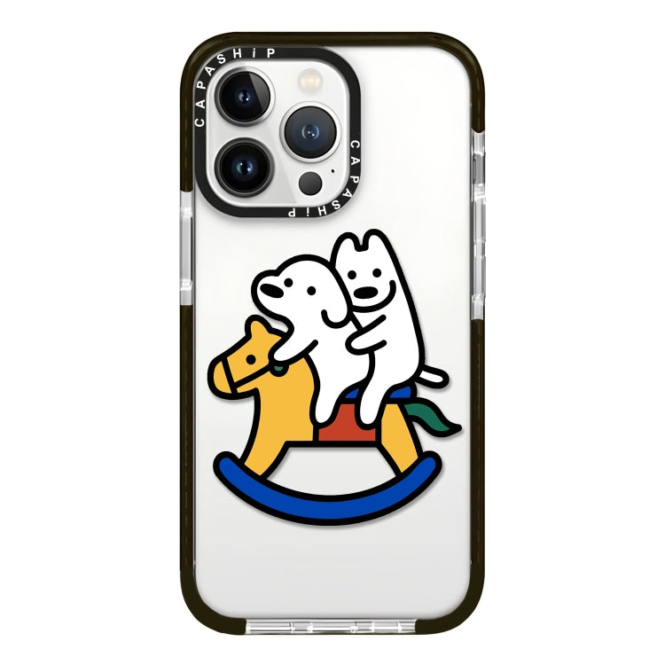 Simple Illustration Pattern Full Coverage Phone Case, For iPhone 15 Pro