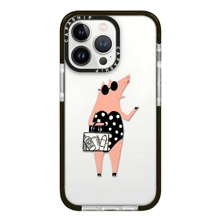 Simple Illustration Pattern Full Coverage Phone Case, For iPhone 15 Pro Max