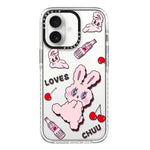 Simple Illustration Pattern Full Coverage Phone Case, For iPhone 16