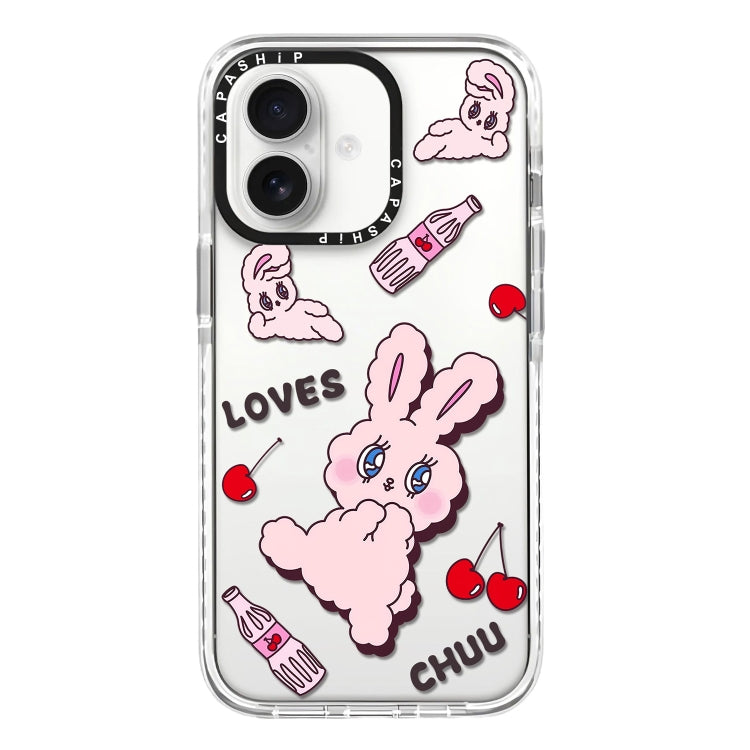 Simple Illustration Pattern Full Coverage Phone Case, For iPhone 16