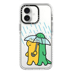 Simple Illustration Pattern Full Coverage Phone Case, For iPhone 16