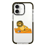 Simple Illustration Pattern Full Coverage Phone Case, For iPhone 16 Plus