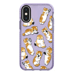Simple Illustration Pattern Full Coverage Phone Case, For iPhone X / XS