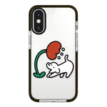Simple Illustration Pattern Full Coverage Phone Case, For iPhone XS Max