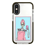 Simple Illustration Pattern Full Coverage Phone Case, For iPhone XS Max