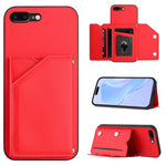 손목 스트랩이 있는 스킨 필 4 카드 슬롯 휴대폰 케이스, iPhone 12 mini용, iPhone 11 Pro Max용, iPhone 11용, iPhone 11 Pro용, iPhone X / XS용, iPhone XR용, iPhone XS Max용, iPhone 7 Plus / 8 Plus용