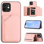 손목 스트랩이 있는 스킨 필 4 카드 슬롯 휴대폰 케이스, iPhone 12 mini용, iPhone 11 Pro Max용, iPhone 11용, iPhone 11 Pro용, iPhone X / XS용, iPhone XR용, iPhone XS Max용, iPhone 7 Plus / 8 Plus용
