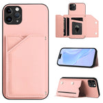 손목 스트랩이 있는 스킨 필 4 카드 슬롯 휴대폰 케이스, iPhone 12 mini용, iPhone 11 Pro Max용, iPhone 11용, iPhone 11 Pro용, iPhone X / XS용, iPhone XR용, iPhone XS Max용, iPhone 7 Plus / 8 Plus용
