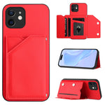 손목 스트랩이 있는 스킨 필 4 카드 슬롯 휴대폰 케이스, iPhone 7 / 8 / SE 2020 2022용, iPhone 13 Pro Max용, iPhone 13 Pro용, iPhone 13용, iPhone 13 mini용, iPhone 12용, iPhone 12 Pro Max용, iPhone 12 Pro용