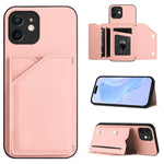 손목 스트랩이 있는 스킨 필 4 카드 슬롯 휴대폰 케이스, iPhone 12 mini용, iPhone 11 Pro Max용, iPhone 11용, iPhone 11 Pro용, iPhone X / XS용, iPhone XR용, iPhone XS Max용, iPhone 7 Plus / 8 Plus용