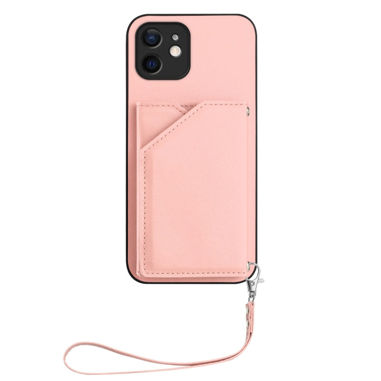 손목 스트랩이 있는 스킨 필 4 카드 슬롯 휴대폰 케이스, iPhone 12 mini용, iPhone 11 Pro Max용, iPhone 11용, iPhone 11 Pro용, iPhone X / XS용, iPhone XR용, iPhone XS Max용, iPhone 7 Plus / 8 Plus용