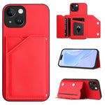 손목 스트랩이 있는 스킨 필 4 카드 슬롯 휴대폰 케이스, iPhone 7 / 8 / SE 2020 2022용, iPhone 13 Pro Max용, iPhone 13 Pro용, iPhone 13용, iPhone 13 mini용, iPhone 12용, iPhone 12 Pro Max용, iPhone 12 Pro용
