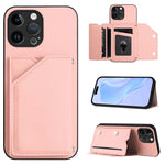 손목 스트랩이 있는 스킨 필 4 카드 슬롯 휴대폰 케이스, iPhone 7 / 8 / SE 2020 2022용, iPhone 13 Pro Max용, iPhone 13 Pro용, iPhone 13용, iPhone 13 mini용, iPhone 12용, iPhone 12 Pro Max용, iPhone 12 Pro용