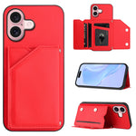 손목 스트랩이 있는 스킨 필 4 카드 슬롯 휴대폰 케이스, iPhone 17 Pro Max용, iPhone 17 Pro용, iPhone 17용, iPhone Air용, iPhone 16 Pro Max용, iPhone 16 Pro용, iPhone 16 Plus용, iPhone 16용