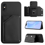 손목 스트랩이 있는 스킨 필 4 카드 슬롯 휴대폰 케이스, iPhone 12 mini용, iPhone 11 Pro Max용, iPhone 11용, iPhone 11 Pro용, iPhone X / XS용, iPhone XR용, iPhone XS Max용, iPhone 7 Plus / 8 Plus용
