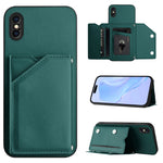 손목 스트랩이 있는 스킨 필 4 카드 슬롯 휴대폰 케이스, iPhone 12 mini용, iPhone 11 Pro Max용, iPhone 11용, iPhone 11 Pro용, iPhone X / XS용, iPhone XR용, iPhone XS Max용, iPhone 7 Plus / 8 Plus용