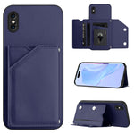 손목 스트랩이 있는 스킨 필 4 카드 슬롯 휴대폰 케이스, iPhone 12 mini용, iPhone 11 Pro Max용, iPhone 11용, iPhone 11 Pro용, iPhone X / XS용, iPhone XR용, iPhone XS Max용, iPhone 7 Plus / 8 Plus용