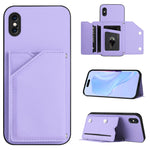 손목 스트랩이 있는 스킨 필 4 카드 슬롯 휴대폰 케이스, iPhone 12 mini용, iPhone 11 Pro Max용, iPhone 11용, iPhone 11 Pro용, iPhone X / XS용, iPhone XR용, iPhone XS Max용, iPhone 7 Plus / 8 Plus용